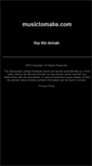 Mobile Screenshot of musictomake.com